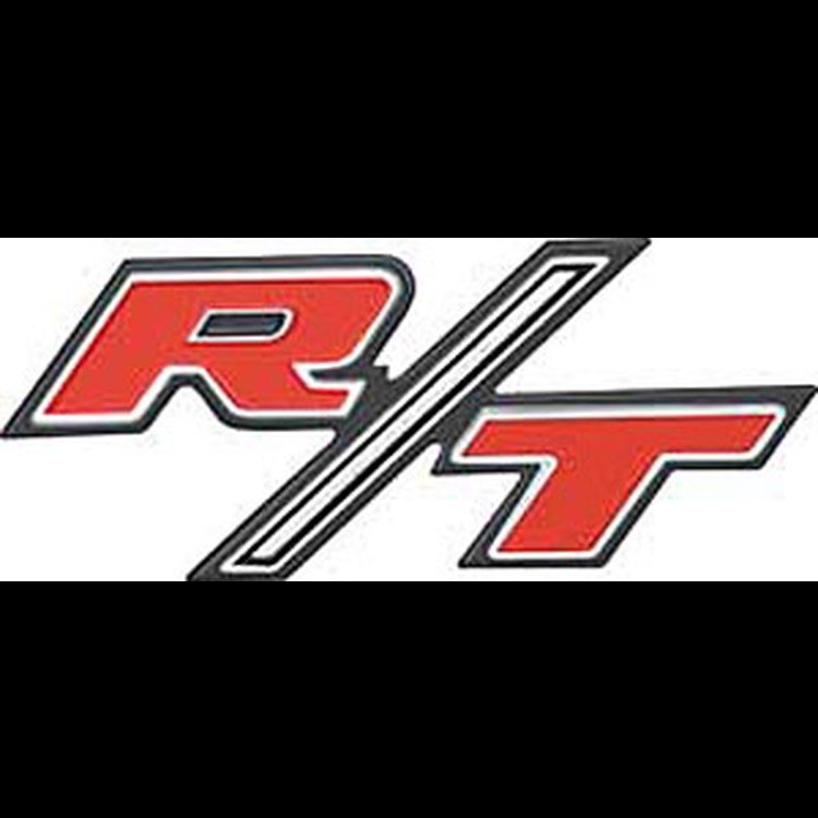 3444609 "R/T" Rear Panel Emblem 1970 Dodge Coronet; Mopar Licensed; OER