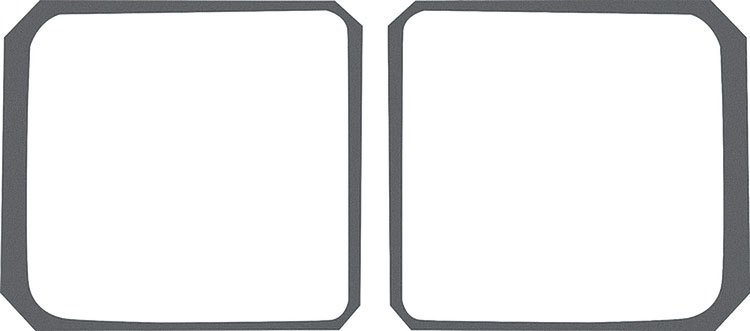 1971-72 Plymouth Duster 340 With Sharktooth Grill Park Lamp Lens Gaskets