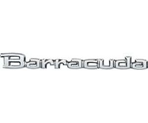 Barracuda Door/Tail Panel Emblem 1971-1974 Barracuda