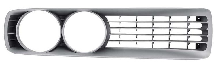 Front Grille 1972 Dodge Charger - Passenger Side - Silver Finish