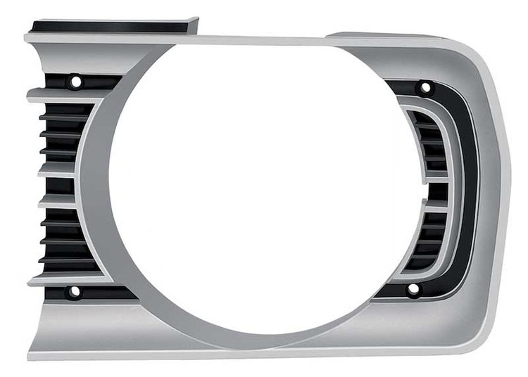 3573693 Headlamp Bezel-1972 Dodge Dart and Demon; LH