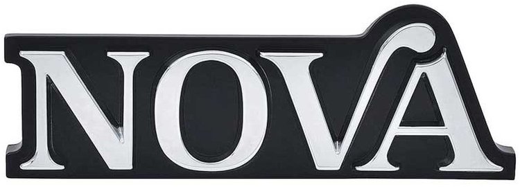 "Nova" Grille Emblem 1975 Nova