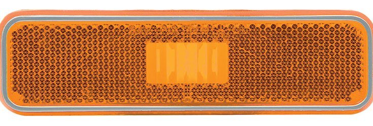 1972-76 Mopar Front Side Marker Lamp Lens - Amber - A / B / E-Body