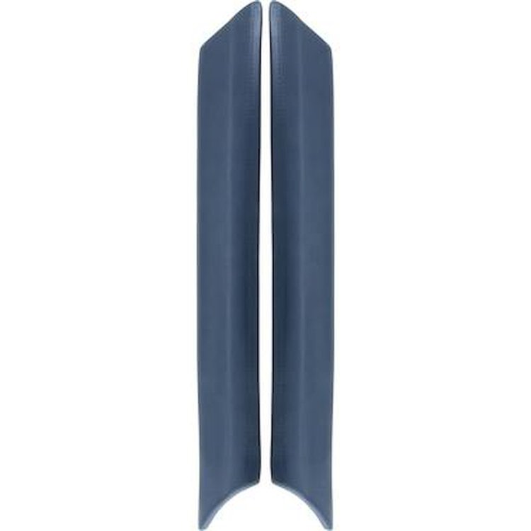 3598708 1967-68 Ford Mustang, Windshield Pillar Pads, Blue