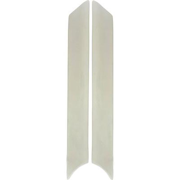 3598726 1967-68 Ford Mustang, Windshield Pillar Pads, Parchment