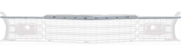 3672452 Upper Grille Molding for 1973-76 Plymouth Valiant, Duster, Scamp