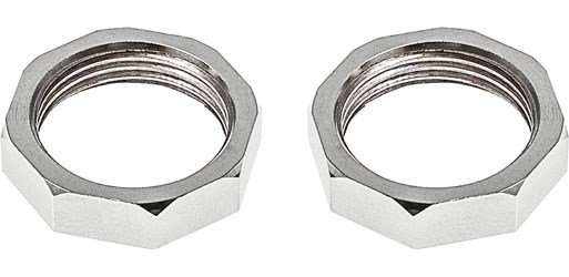 1947-59  Windshield Wiper Bezel Retaining Nuts - Pair