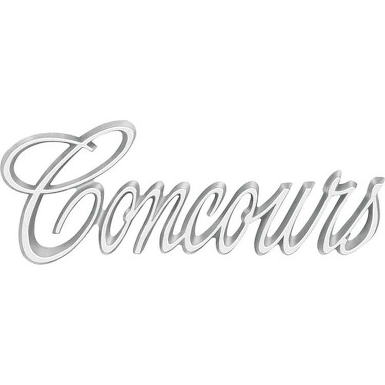 1976-77 NOVA CONCOURS FENDER EMBLEM