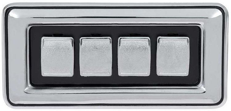4-Button Power Window Switch 1977 Mopar B-Body, C-Body, 1977-1978 Mopar F-Body, M-Body Models (After 2/15/1977)