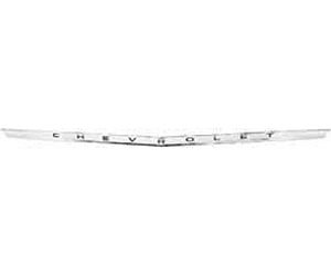 3799051 Hood Lip Molding 1962 Impala, Biscayne, Bel Air; With Chevrolet lettering; GM Licensed