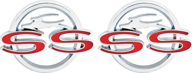3813889 Quarter Panel Emblems for 1962 Chevy Impala SS