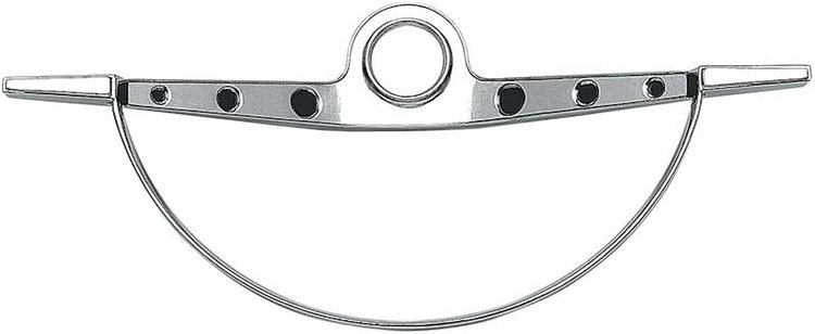 3822915 Steering Wheel Horn Ring-1963 Chevrolet Impala; Chrome