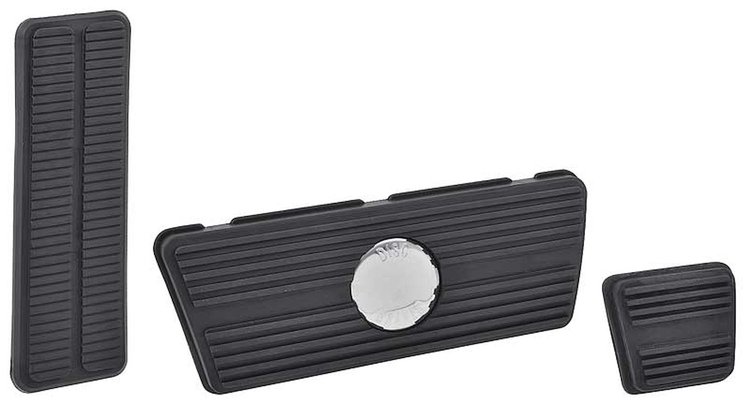 38334 Pedal Pad Kit-1968-81 GM; Disc Brake; Auto Trans; 3 Piece Kit; Various Models