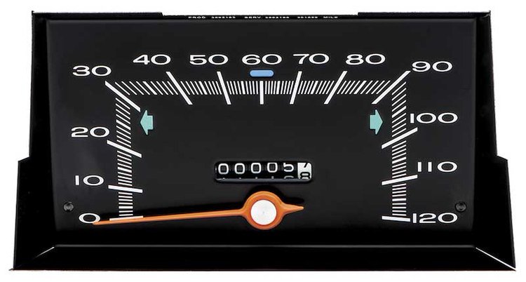 3837352 Speedometer 1972-76 Dart, Duster, Valiant; 120 Mph