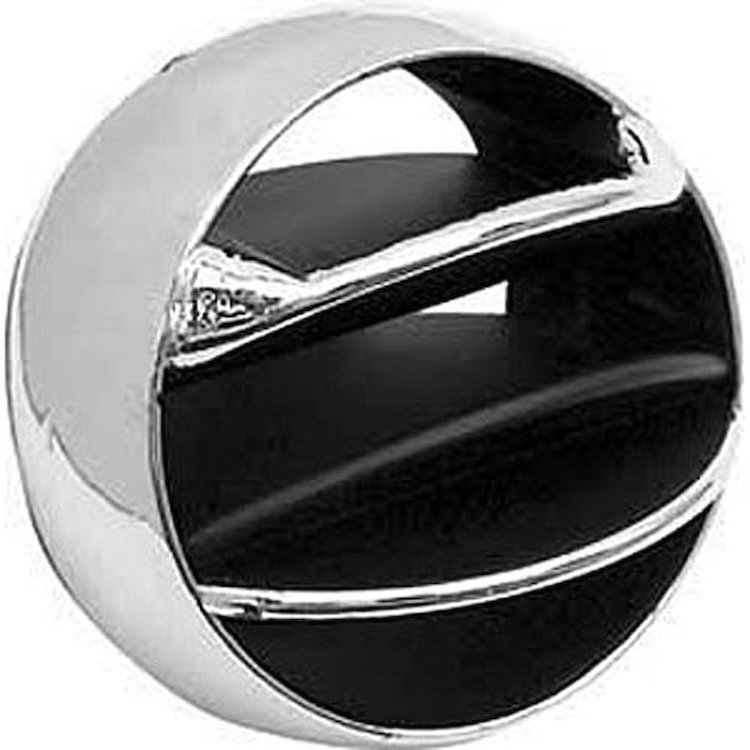 3856472 Dash Vent Ball 1965-1977 GM w/ or w/o AC [Chrome]
