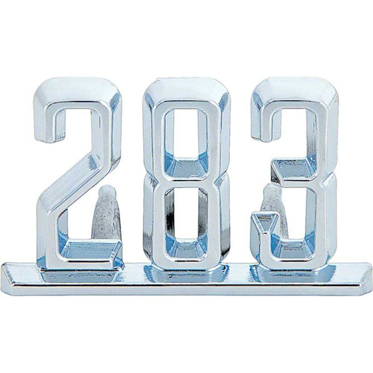 Front Fender Emblem 1965 Chevelle 283