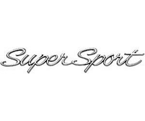 "Super Sport" Front Fender Emblem 1965-1966 Impala SS