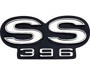 3891434 Grille Emblem 1966 Chevelle SS 396