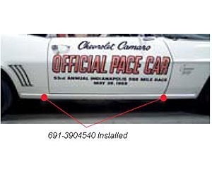 Rocker Panel Molding 1967-1969 Camaro