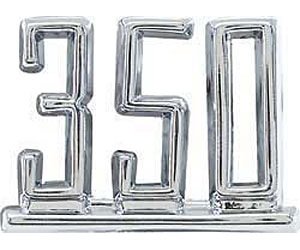 Front Fender Emblem 1967 Camaro 350