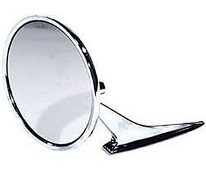 Door Mirror Ribbed Design
