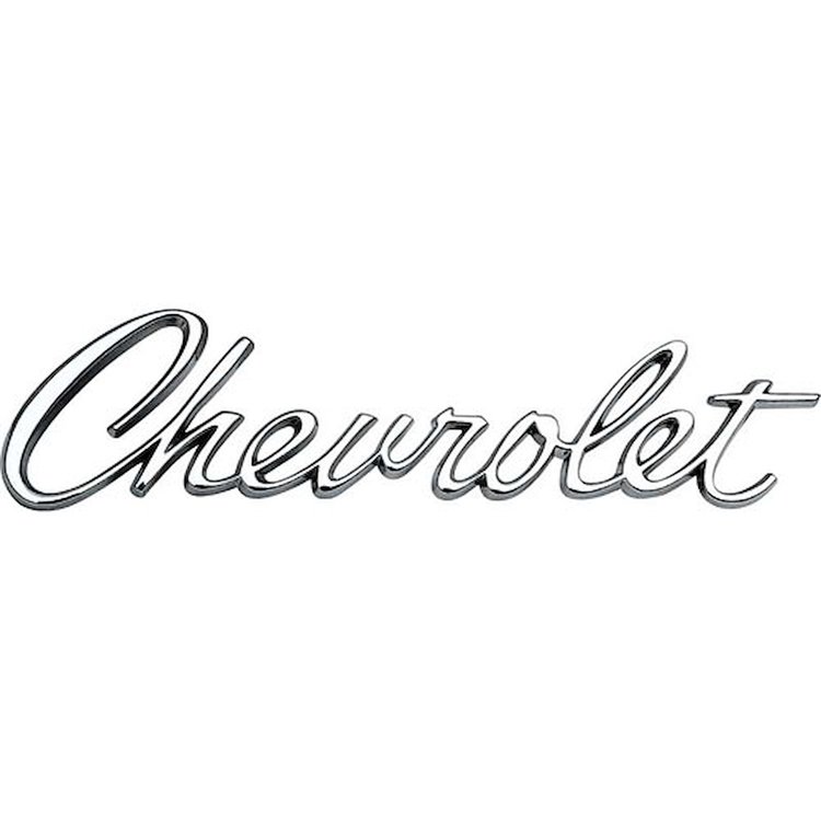 Header Panel/Trunk Lid Emblem 1967 Chevrolet