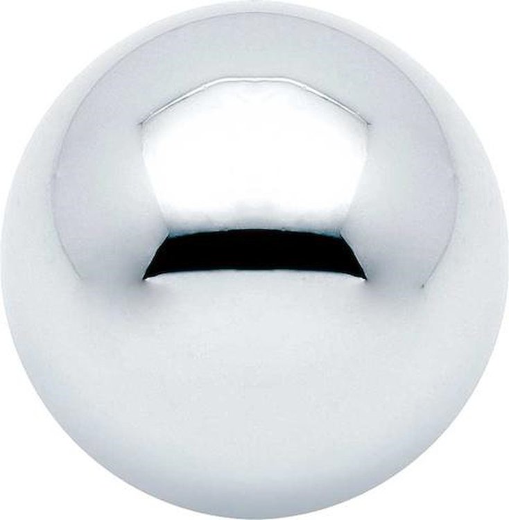3922525 Shift Ball 1963-70 Chevy, Pontiac; Chrome; Muncie; Manual Trans; 1-3/4" Dia. 5/16" Thread