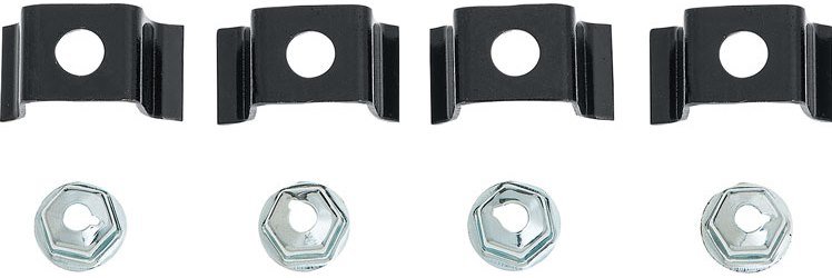 1968-76 Nova Forward Console Plate Hardware Set