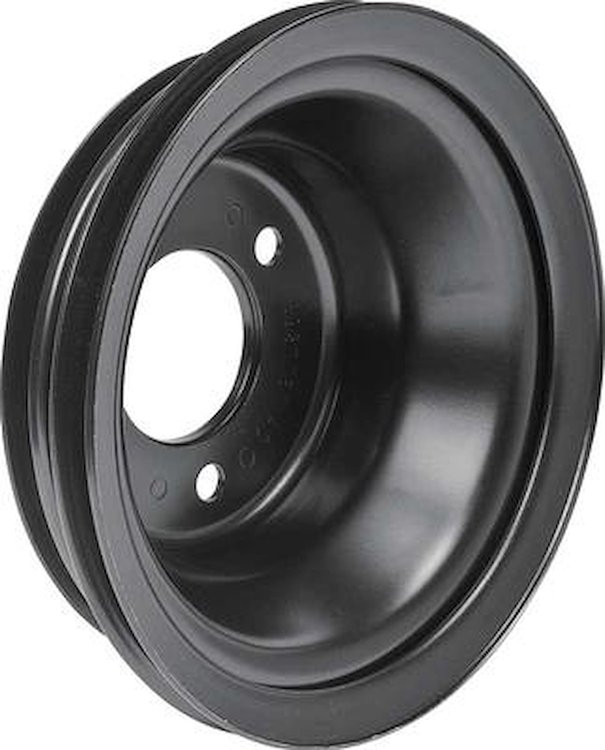 3937787 1969-78 Chevrolet Crankshaft Pulley, Big Block, 3 Groove, Long Water Pump, w/AC, 7-5/8" O.D.