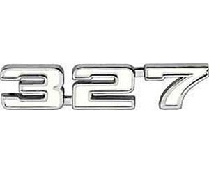 Front Fender Emblem 1969 Camaro 327