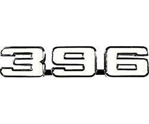 Front Fender Emblem 1969 Camaro 396