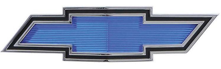 Chevy Bow Tie Grille Emblem 1965 Impala, Bel Air, Biscayne (Except SS & 427)