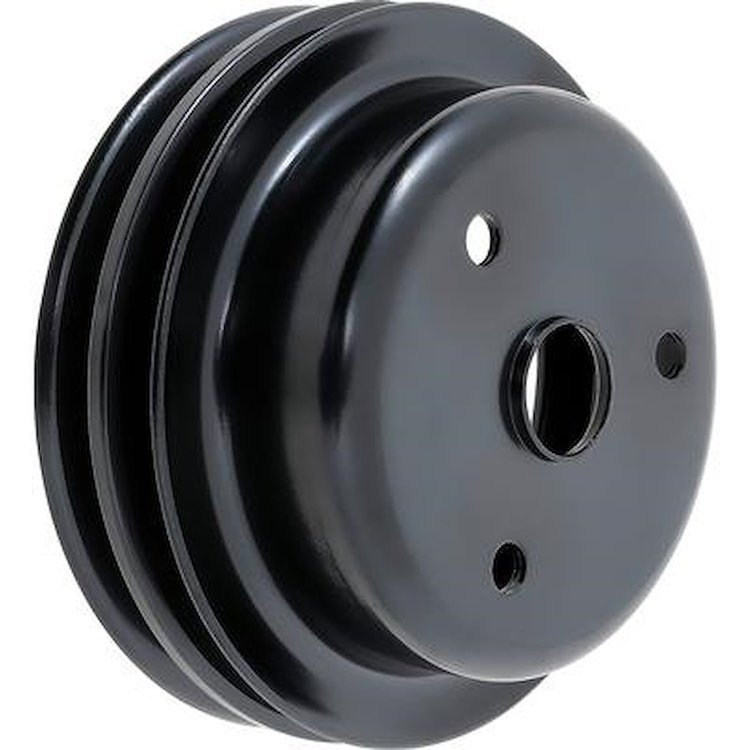 3956668 1969-74 Camaro Z28 Crankshaft Pulley, Small Block, Long Water Pump, Deep 2 Groove