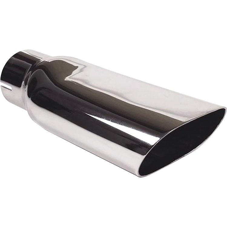 3956756OE Chrome Oval Exhaust Tip for 1969-1972 Chevy Chevelle, El Camino, Monte Carlo