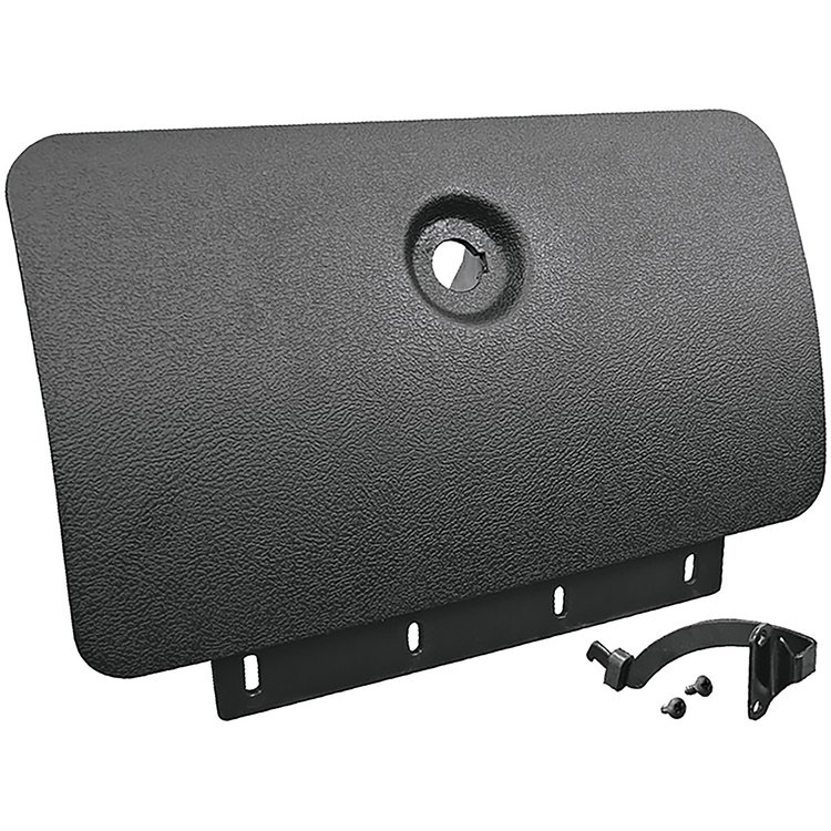 3957090A Glove Box Door Assembly for 1970-1972 Chevy Chevelle, Malibu, El Camino, Monte Carlo, Sprint