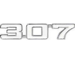 Front Fender Emblem 1969 Camaro 307