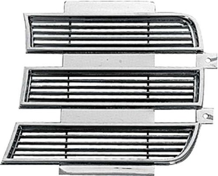 3958005 Inner Headlamp Door-1969 Camaro RS-LH-Chrome