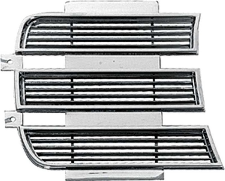 3958006 Inner Headlamp Door-1969 Camaro RS-RH-Chrome