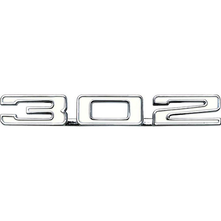 302 Cowl Induction Hood Emblem 1969 Camaro Z28