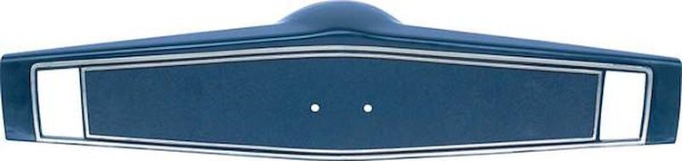 3961774 Steering Wheel Shroud 1969-70 Chevrolet; Dark Blue With Silver Trim