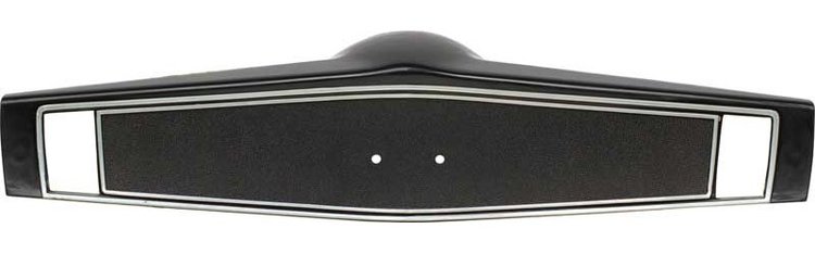 3961774HS Steering Wheel Shroud 1969-70 Chevrolet; Dark Blue With Chrome Hot Stamp Trim