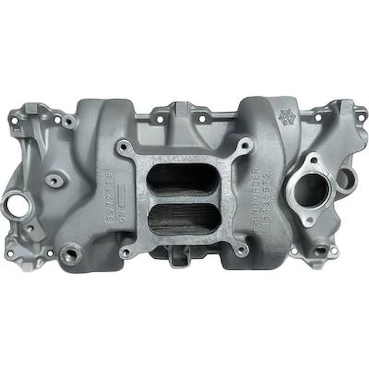 3972116 LT1 Hi-Performance Aluminum Intake Manifold, Dual Plane, Small Block, Winters Snowflake Logo & 3972116 GM Casting Number