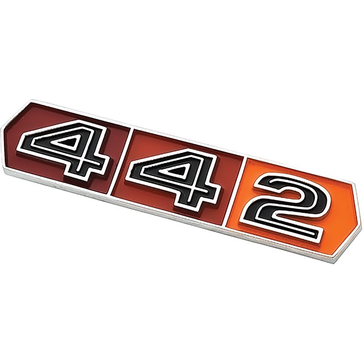 397387 442 Front Fender Emblem for 1967 Oldsmobile 442