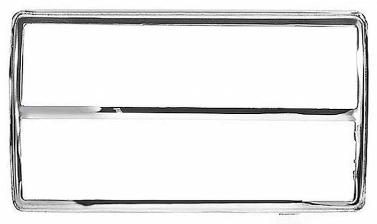 3988105 1965-70;Impala, Bel Air, Caprice, Brake Pedal Trim Plate, w/ Disc Brakes, Automatic Trans, Stainless Steel