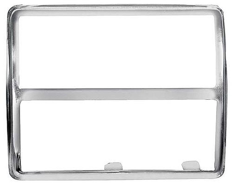 3988106 1965-70, Impala, Bel Air, Caprice, Brake Pedal Trim Plate, Manual Trans, Stainless Steel