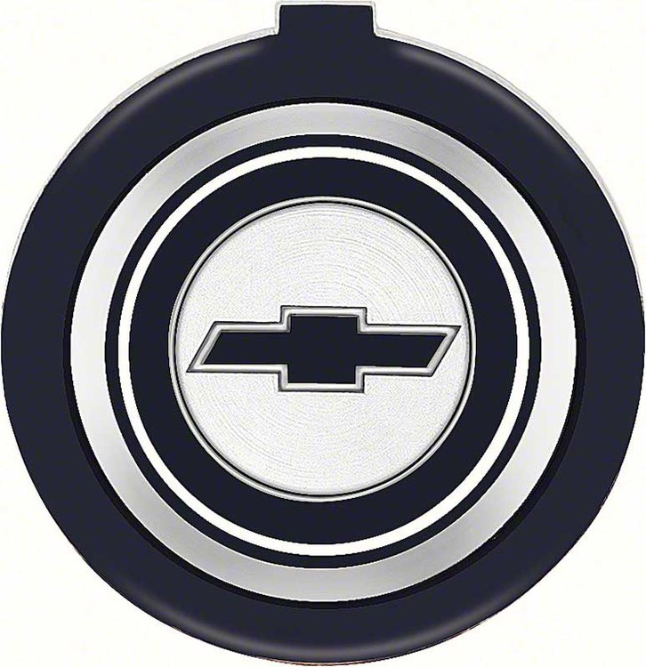 3992304 Horn Cap Emblem-1971-81 Camaro, Nova; Bow Tie with Silver Circle