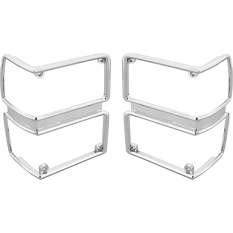 3998273P Park Lamp Bezels for 1971 Chevy El Camino, Chevelle Wagon, GMC Sprint