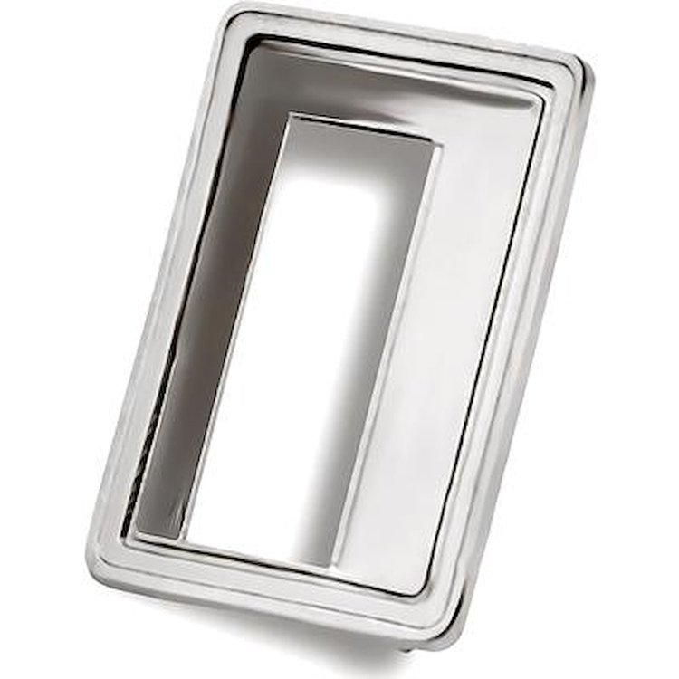 40553567 1970-1972 Oldsmobile Cutlass, 442, F85, Convertible Top Switch Bezel, Chrome Plated
