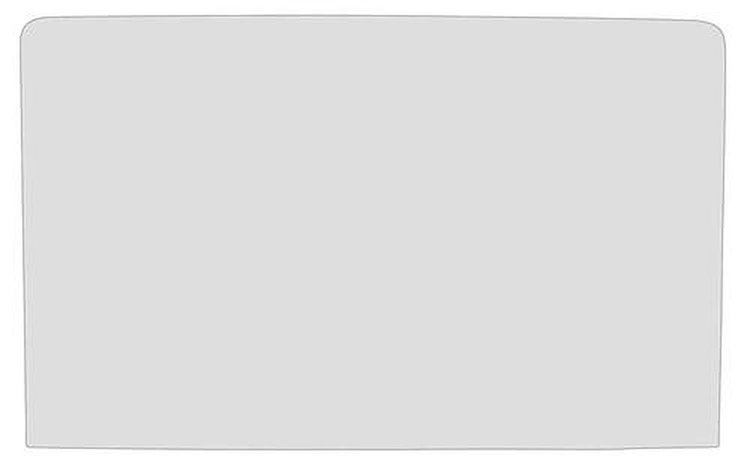 42006N 1969-70 Mustang Fastback; Rear Window Glass; Clear