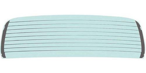 42006X Back Glass 1971-73 Ford Mustang/Mercury Cougar; Coupe; With Heat Defroster; Light Green Tint